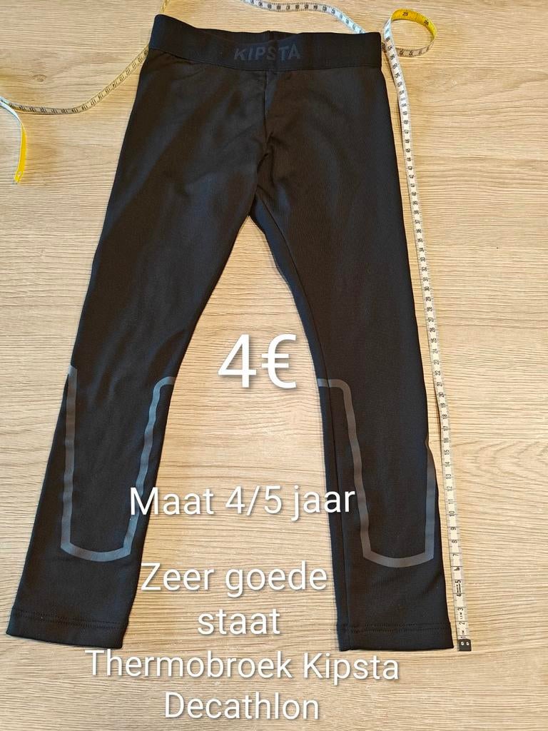 Thermobroek 4-5 jaar Kipsta Decathlon, Ophalen of Verzenden, Zo goed als nieuw, Broek