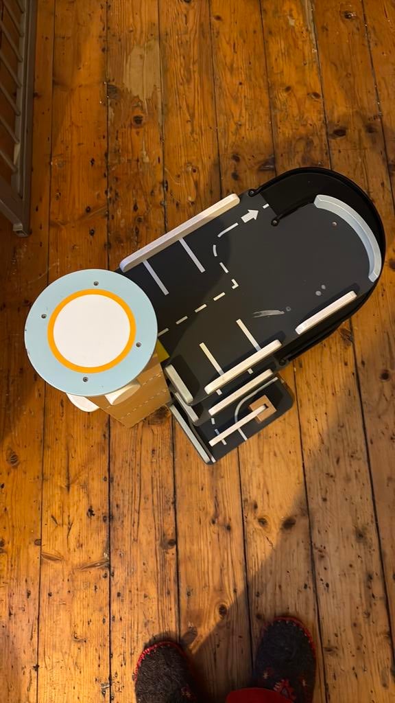 Autogarage houten speelgoed, Ophalen, Gebruikt, Overige typen