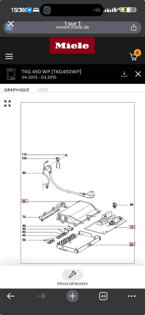 Miele MIELE droge elektronische kaart, Elektronische apparatuur, Droogkasten, Ophalen
