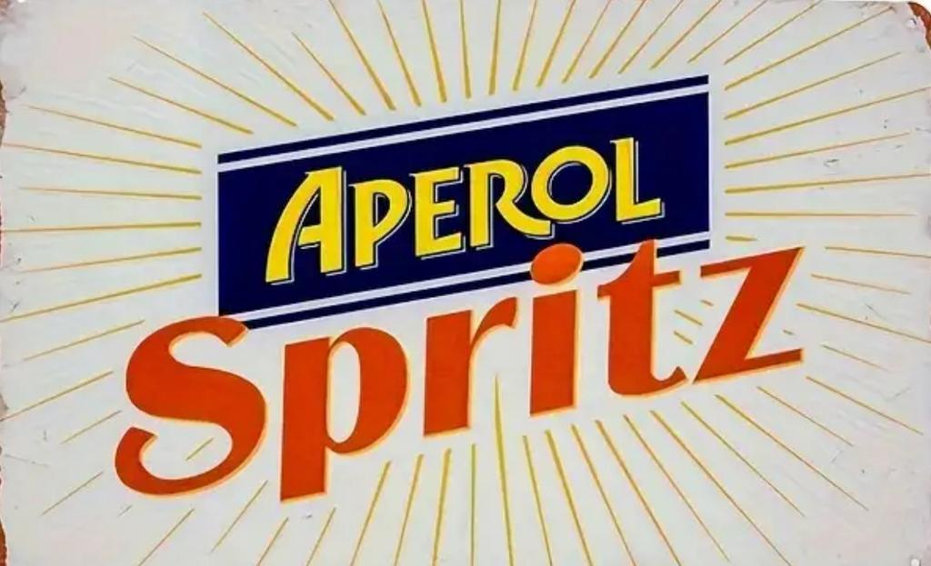 Reclamebord vintage Aperol Spritz (3) - mancave poolhouse, Ophalen of Verzenden, Nieuw, Reclamebord