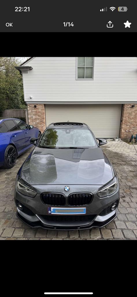 Bmw 120i 2018 f21, Autos, BMW, Argent ou Gris, Achat, Euro 6, Carnet d'entretien