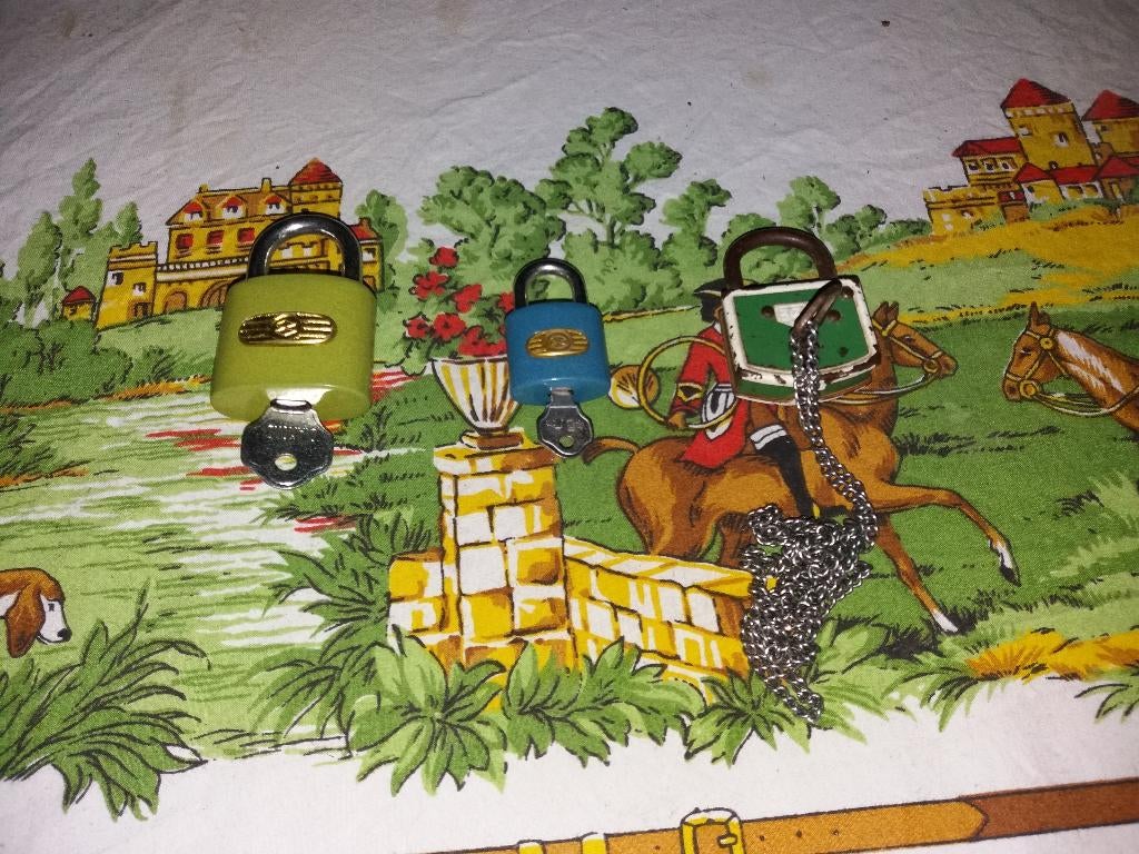 Hangslotjes, Ophalen, Gebruikt