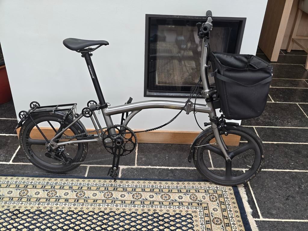 Aceoffix 16''Inch  vouwfiets 7.99KG = Brampton T-line weight, Ophalen