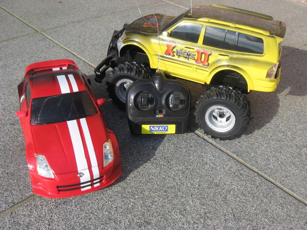 NNIKKO rc cars - X-treme II en Nissan 350Z 2003, Ophalen, Gebruikt