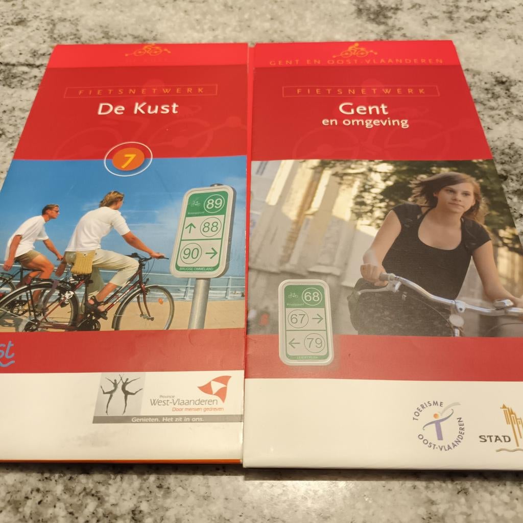 Fietsnetwerk Oost-Vlaanderen en fietsnetwerk de kust, Ophalen