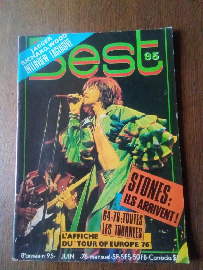 magazine rock Best (special The Rolling Stones  (1976), Enlèvement ou Envoi