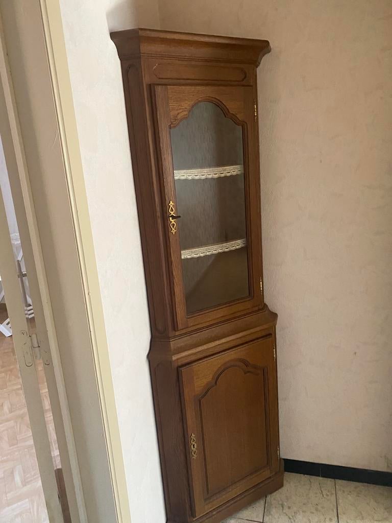 Hoekkast, Huis en Inrichting, Kasten | Vitrinekasten, Ophalen, Gebruikt