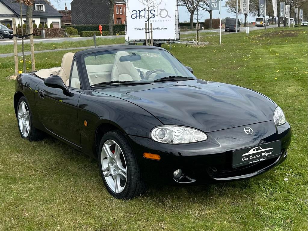 Mazda MX5 NBFL 1.6i Black Passion/38.000km/Nieuwstaat, Auto's, Mazda, Bedrijf, MX-5, ABS, Airbags, Centrale vergrendeling, Elektrische buitenspiegels