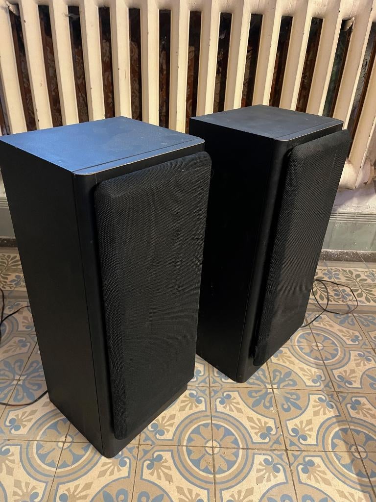 Enceintes 3 Voies Akai Baffles, Enlèvement, Utilisé, Haut-parleurs Frontaux, Arrière ou Stéréo, Autres marques