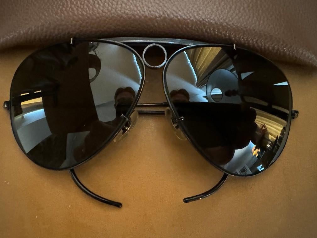 Vintage B&L Ray-ban Zonnebril Black Outdoorsman Shooter OS6, Bijoux, Sacs & Beauté, Lunettes de Soleil & Lunettes | Hommes, Comme neuf