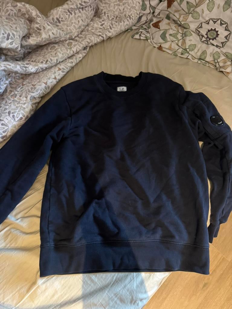 Cp company trui blauw maat m valt klein, Enlèvement, Comme neuf, Taille 48/50 (M), Bleu