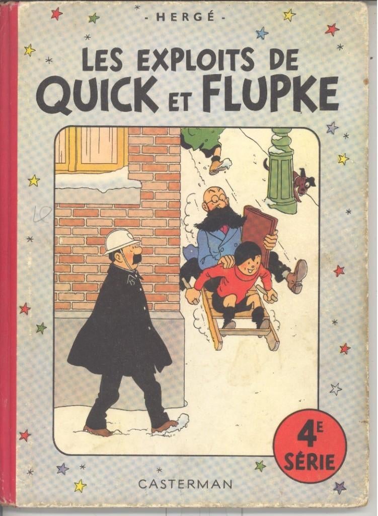 Les exploits de Quick et Flupke 4é serie - 1954., Enlèvement ou Envoi, Une BD, Utilisé, Herge