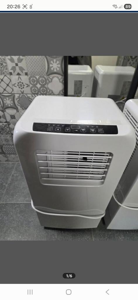 Mobiele airco, Ophalen