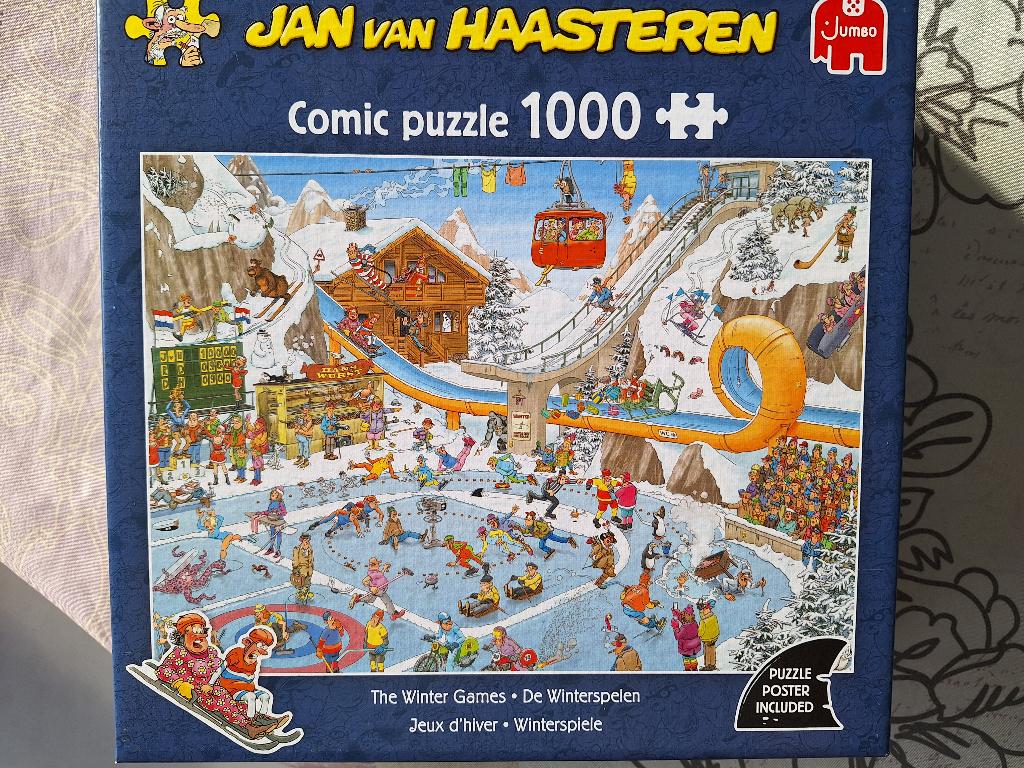 puzzel Jan van Haasteren, Hobby en Vrije tijd, Ophalen, 500 t/m 1500 stukjes, Zo goed als nieuw, Legpuzzel