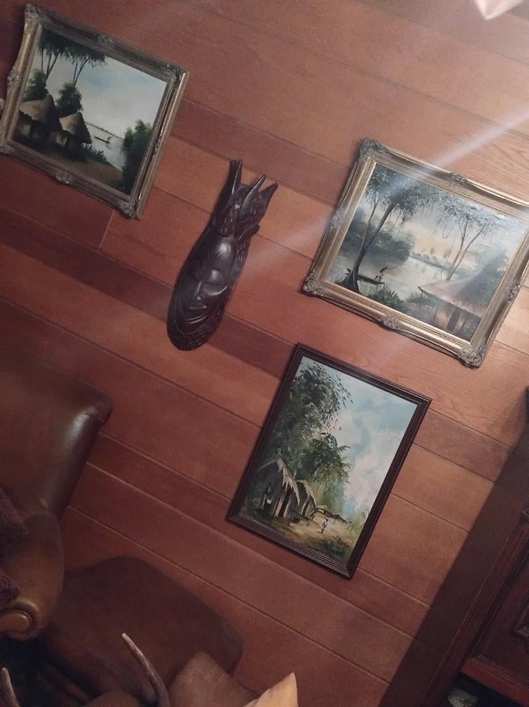 Uit De De Congo Prijs Overeen Te Komen ., Antiquités & Art, Art | Peinture | Classique, Enlèvement