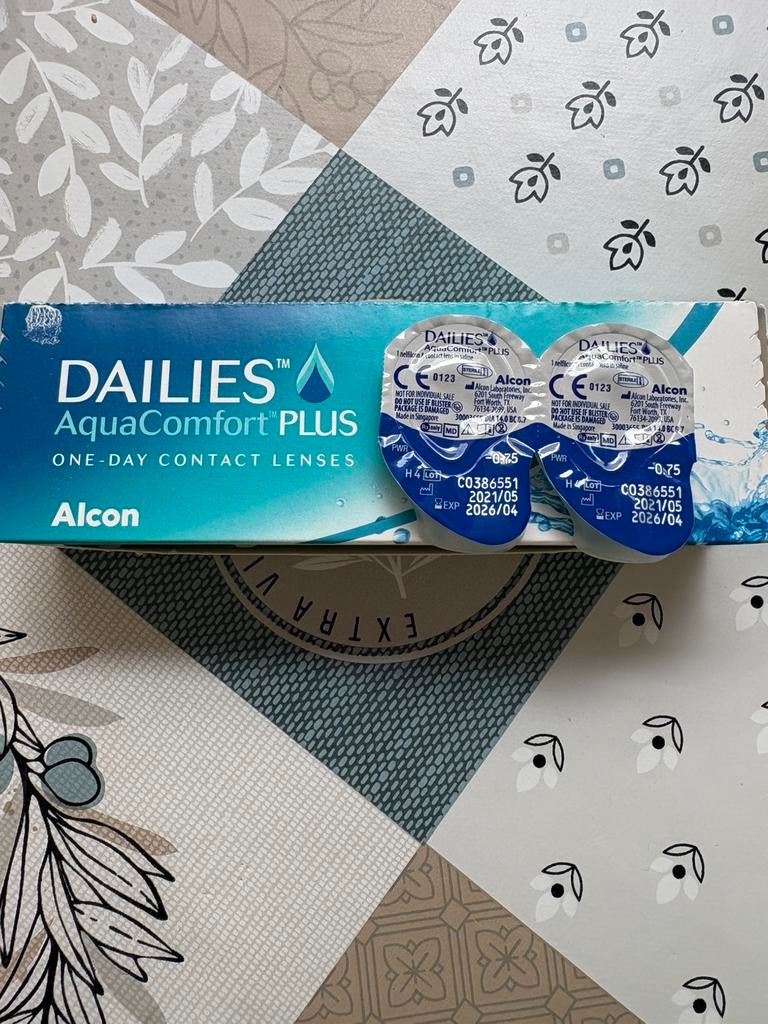 Dailies daglenzen -0,75, Ophalen, Nieuw