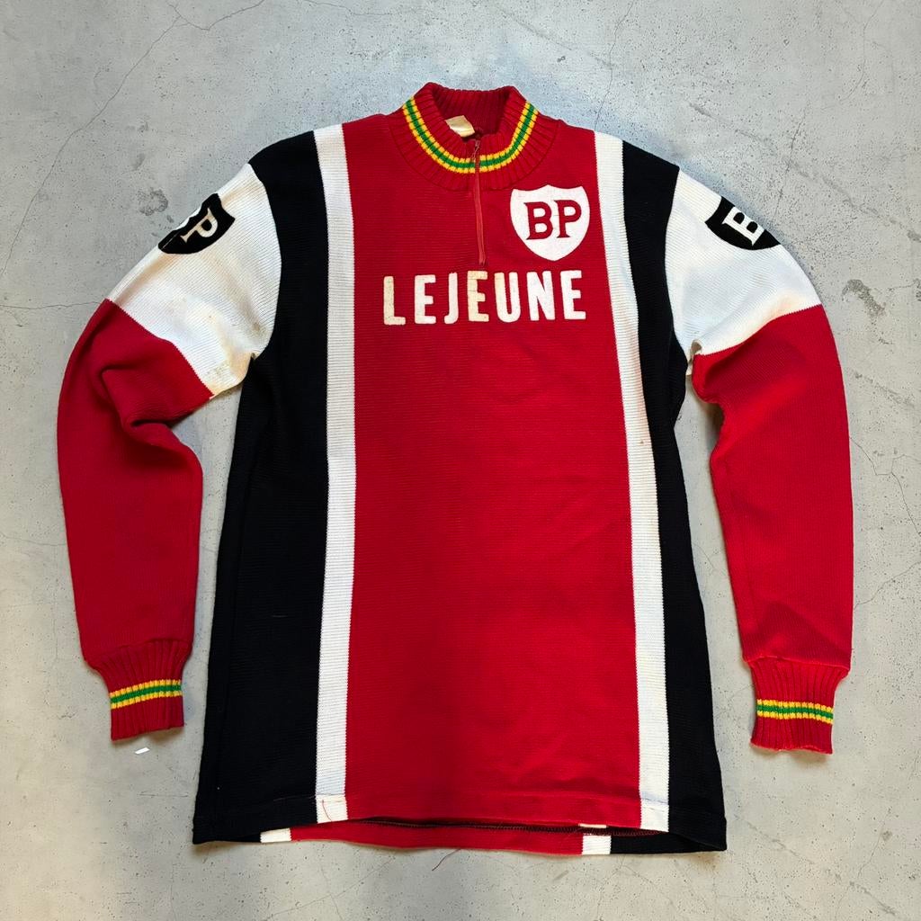 Lejeune BP 1977 koerstrui wielertrui wol, Ophalen of Verzenden, Gebruikt, M