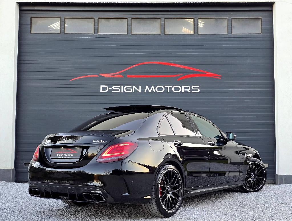 MERCEDES-BENZ C 63 S AMG V8 BI-TURBO (510pk) 2019 64.725km, Auto's, Automaat, Achterwielaandrijving, 375 kW, Zwart
