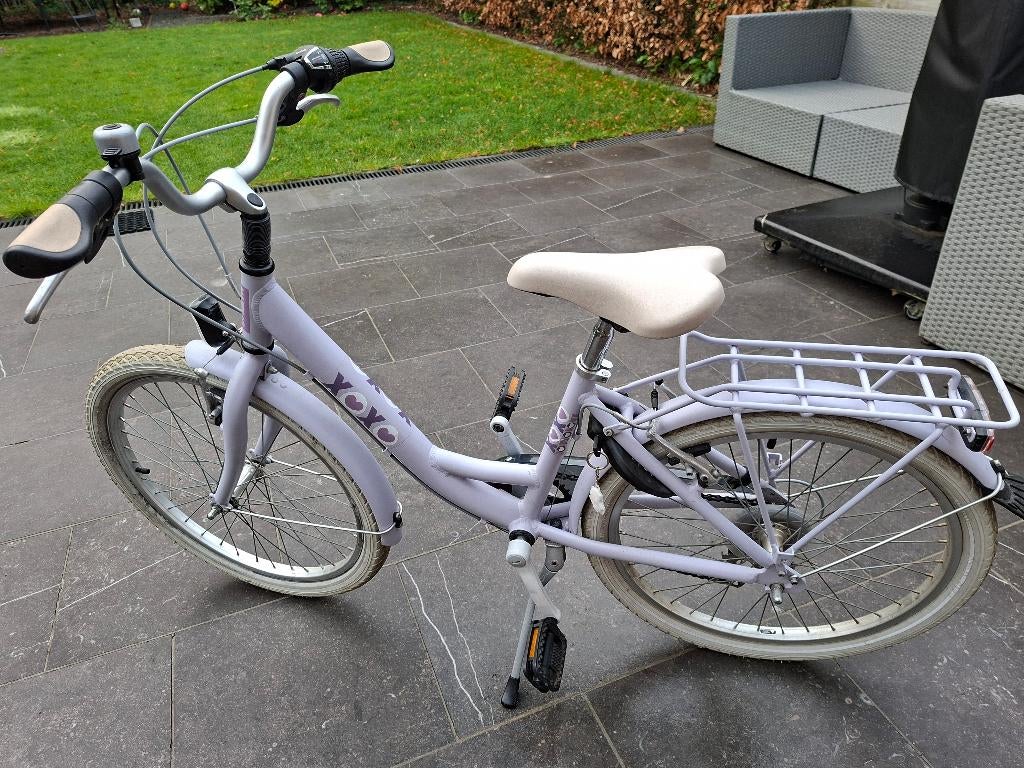 24 inch meisjesfiets Bike fun lots of love, Fietsen en Brommers, Ophalen, Versnellingen, BikeFun Kids (BFK), Gebruikt