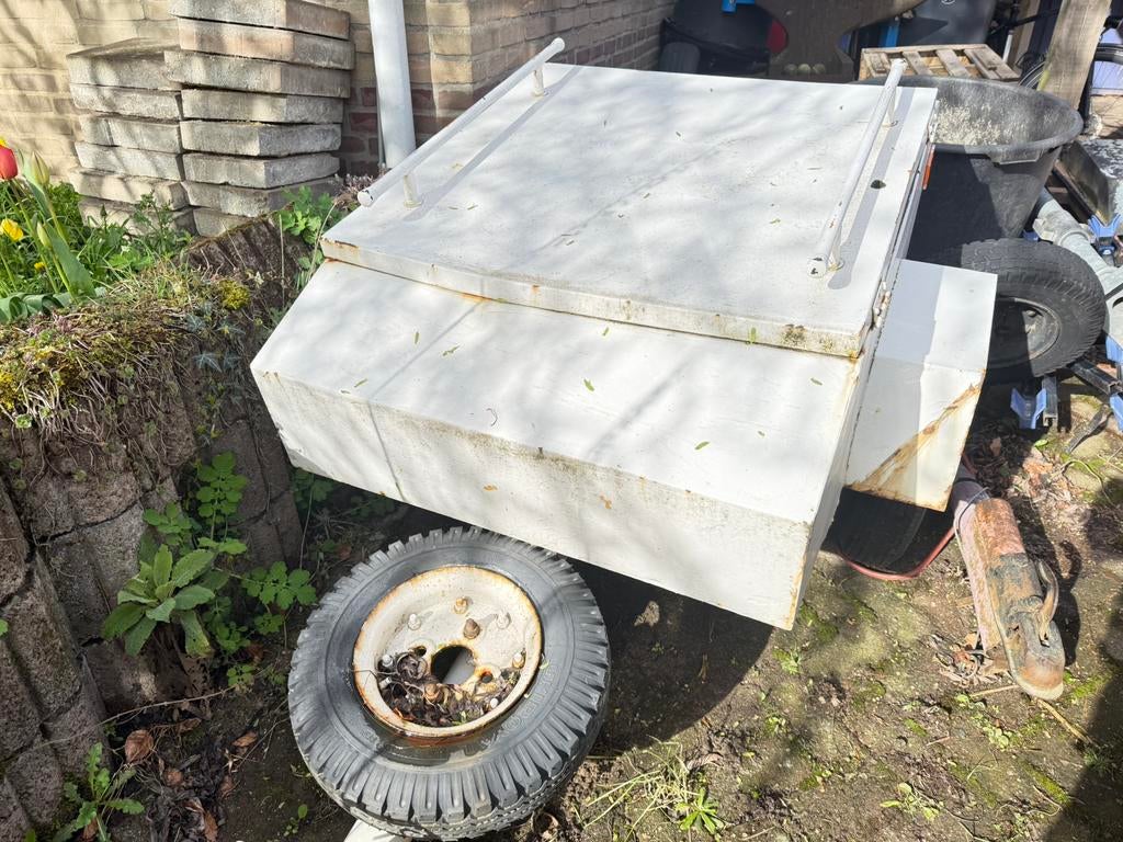 bagage aanhanger, Ophalen, Gebruikt