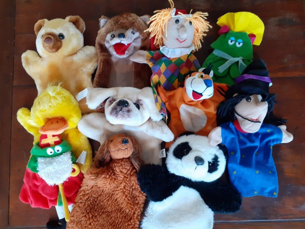 Zachte handpoppen poppenkastpoppen ( A ), Verzamelen, Ophalen of Verzenden