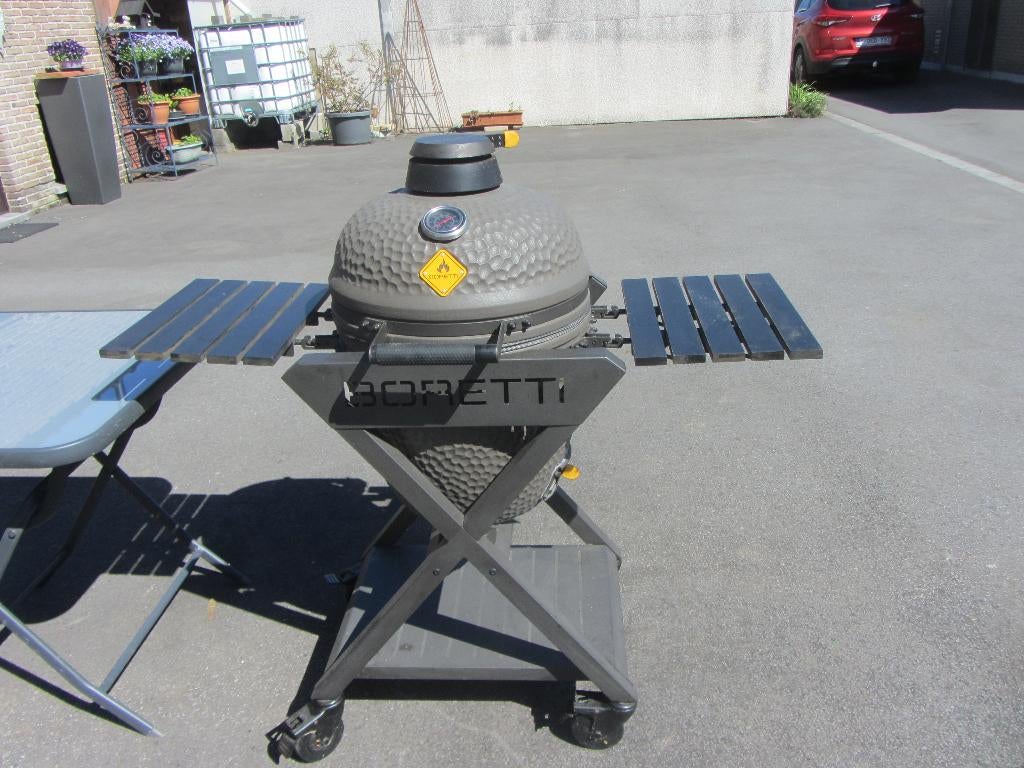 keramische bbq boretti  medium, Tuin en Terras, Houtskoolbarbecues, Ophalen
