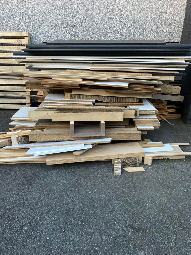 Brandhout, Doe-het-zelf en Bouw, Hout en Planken, Ophalen, Zo goed als nieuw