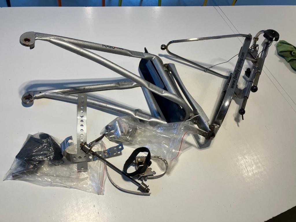 Followme tandem, Fietsen en Brommers, Fietsaccessoires | Aanhangwagens en Karren, Ophalen, Gebruikt, Aanhangfiets, 20 tot 40 kg