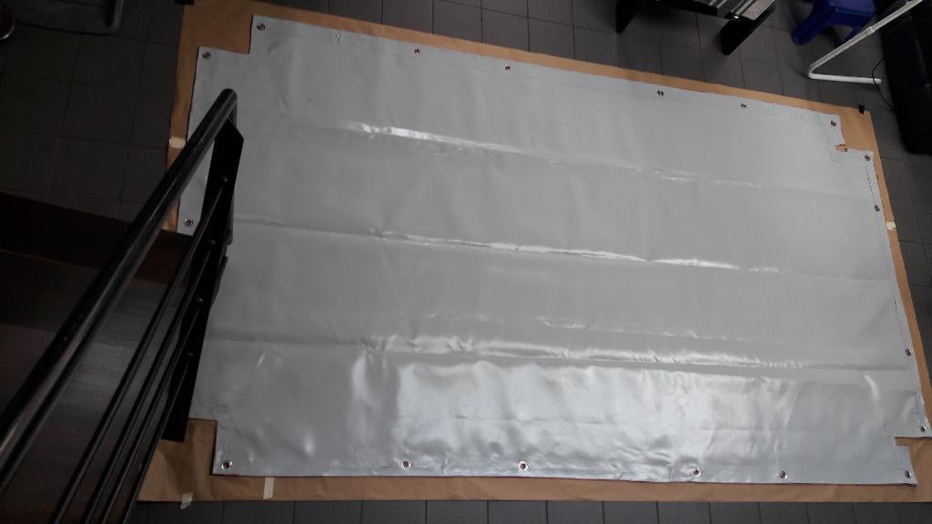 dekzeil 900 gr /m pvc uv bestendig., Doe-het-zelf en Bouw, Zeil en Folie, Ophalen of Verzenden, Nieuw