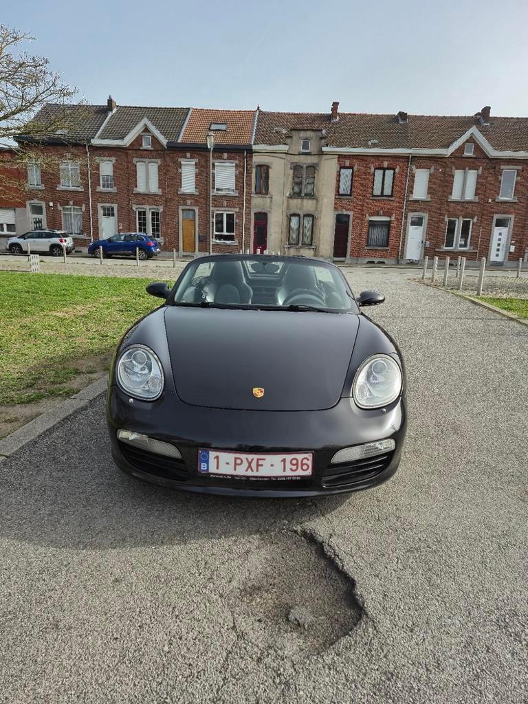 Porsche booster 987 2,7L., metaalzwart, Auto's, Zwart, Zwart, Boxster, Te koop