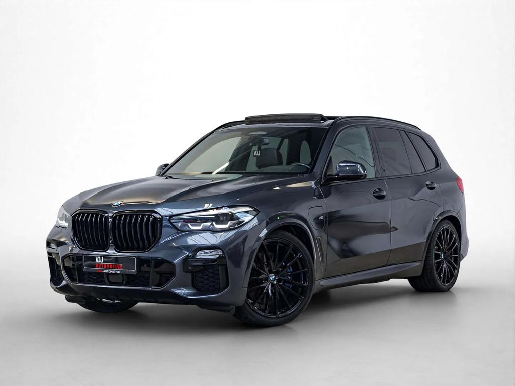BMW X5 xDrive 45e M-SPORT|HEAD-UP|360°|H&K|ACC|LA|KEYLESS, Auto's, Automaat, USB, Gebruikt, Blauw