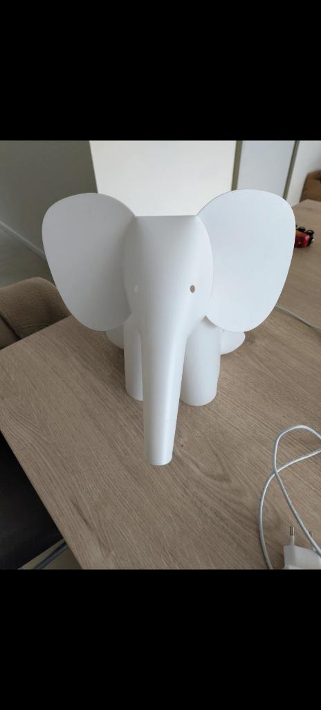 Kinderlampje olifant, Kinderen en Baby's, Kinderkamer | Inrichting en Decoratie, Ophalen, Gebruikt, Lamp