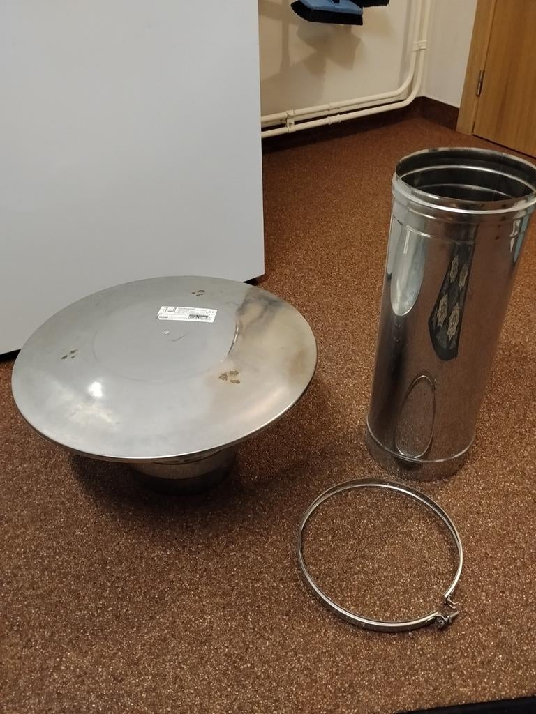 Inox RVS enkelwandig DN180, Ophalen, Inox