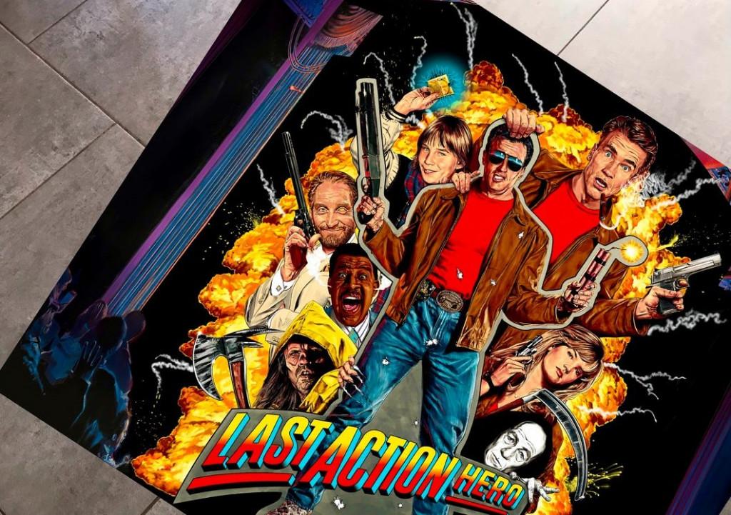 Translite Flipper Last Action Hero Stallone Edition, Autres marques, Pièces ou Jeu en panne, Comme neuf, Électronique