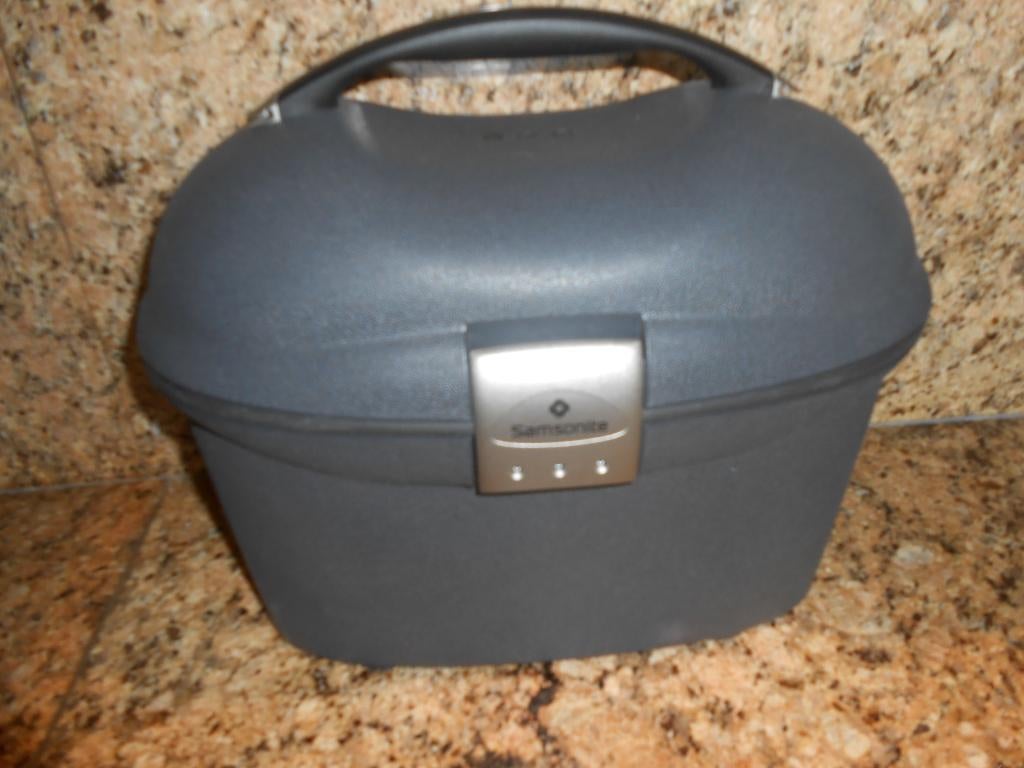 Trousse de beauté grise Samsonite, Enlèvement, Comme neuf, Gris