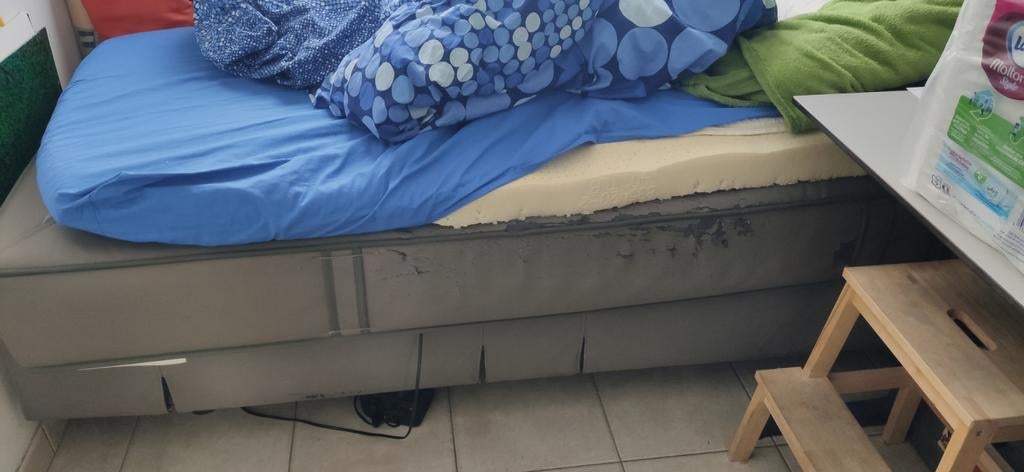 springbox hoog laag bed, Ophalen