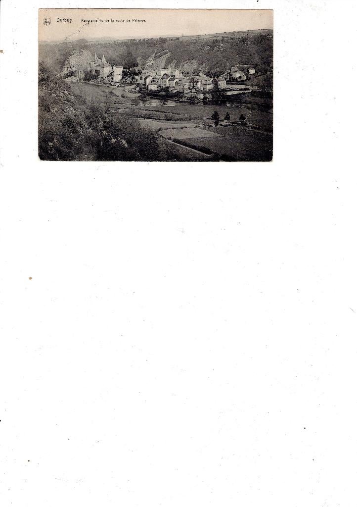 DURBUY PANORAMA VU DE LA ROUTE DE PALANGE /526, Collections, Cartes postales | Belgique, Affranchie, Luxembourg, Avant 1920, Envoi