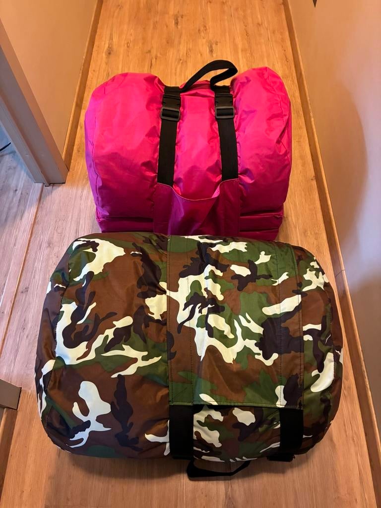 Smooff zitzak en loungebed, Huis en Inrichting, Zitzakken, Ophalen, Zo goed als nieuw, Roze, Zitzak