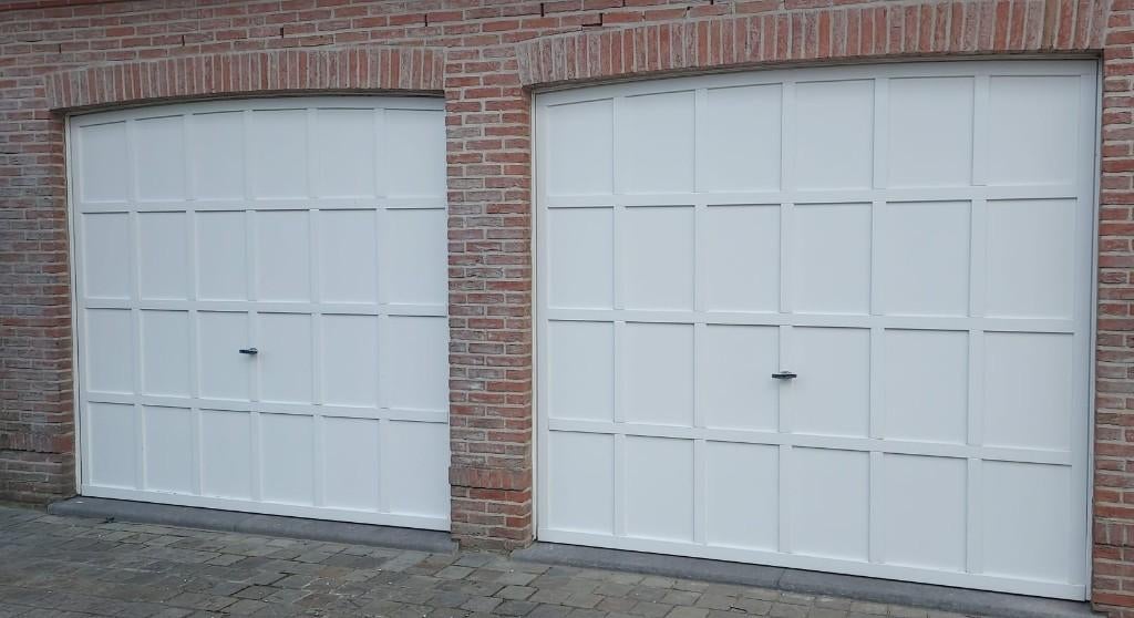 2 portes de garage de haute qualité en bois, Enlèvement, Comme neuf