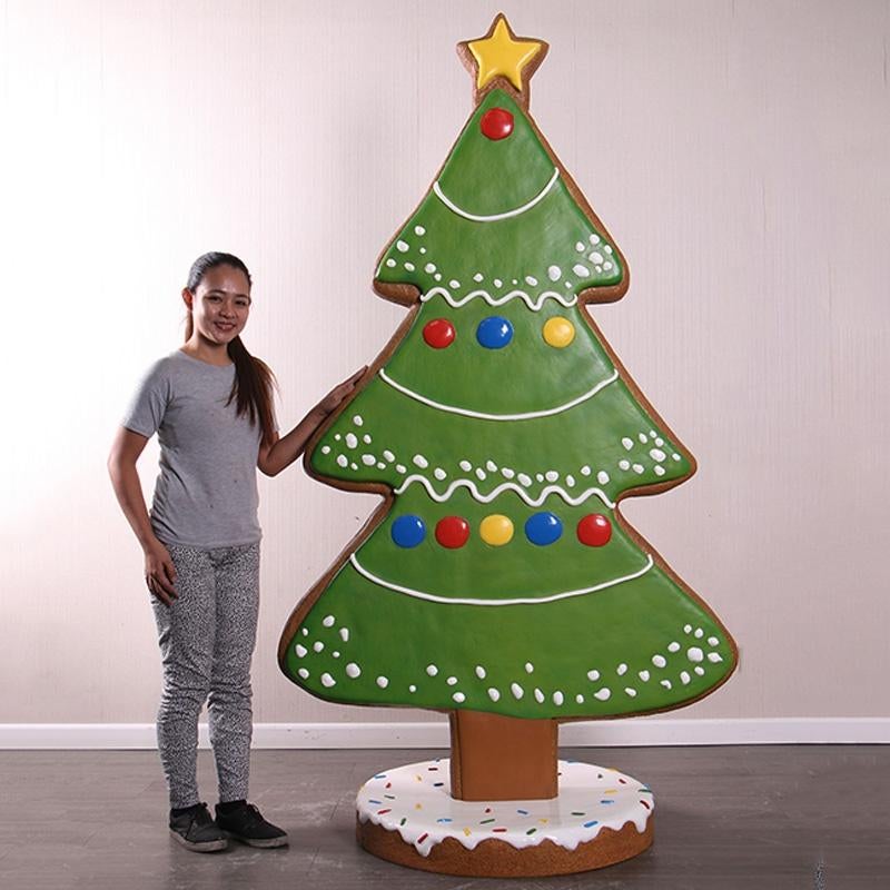 Gingerbread Christmas Tree – Kerstboom beeld Hoogte 213 cm, Diversen, Kerst, Nieuw, Ophalen