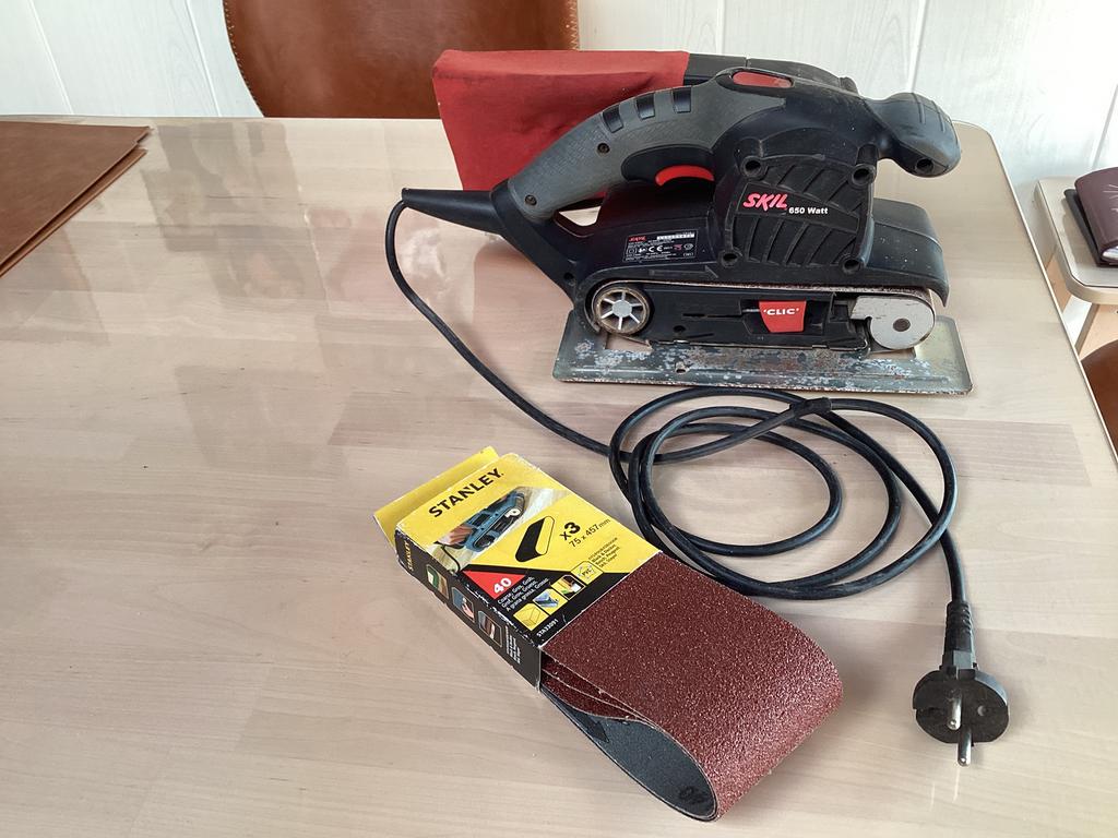 Ponceuse à bande Skil, Bricolage & Construction, Outillage | Ponceuses, Enlèvement, Comme neuf, Ponceuse à bande