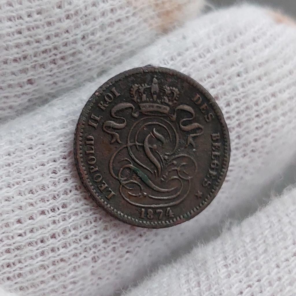 Piece de monnaie / Belgique / Leopold I /  1 Centime / 1874, Enlèvement ou Envoi