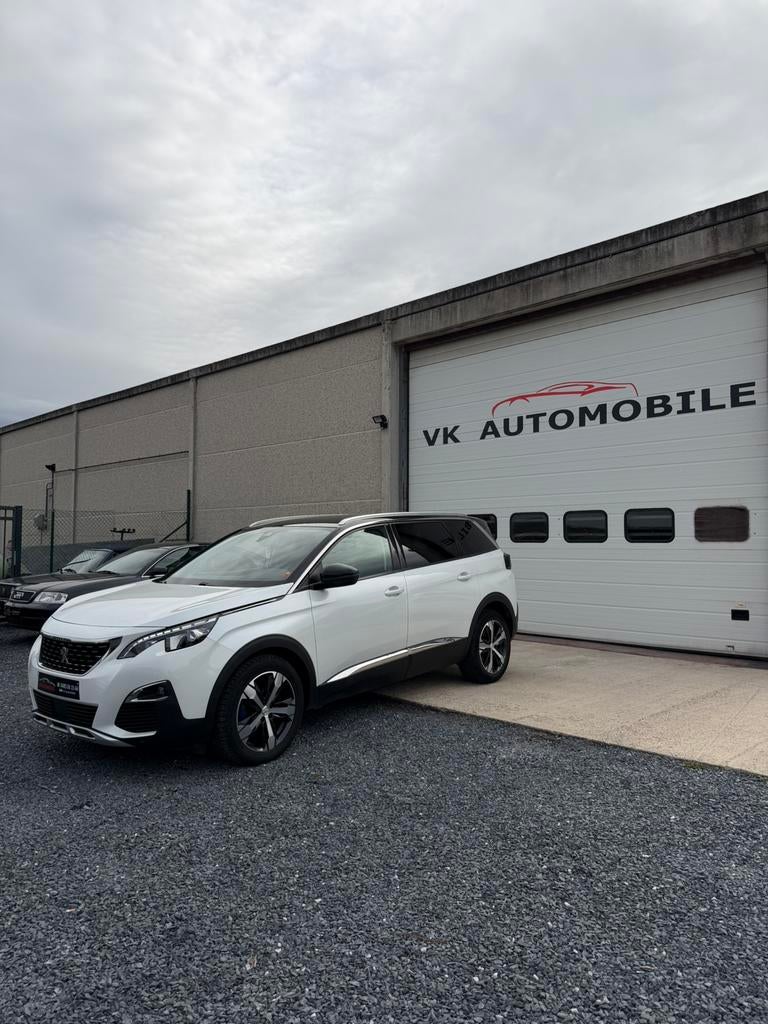 PEUGEOT 5008 1.6 HDI 96 KW  7 PLACES 2019  EURO6 D, Auto's, Monovolume, Euro 6, 4 cilinders, Leder en Stof