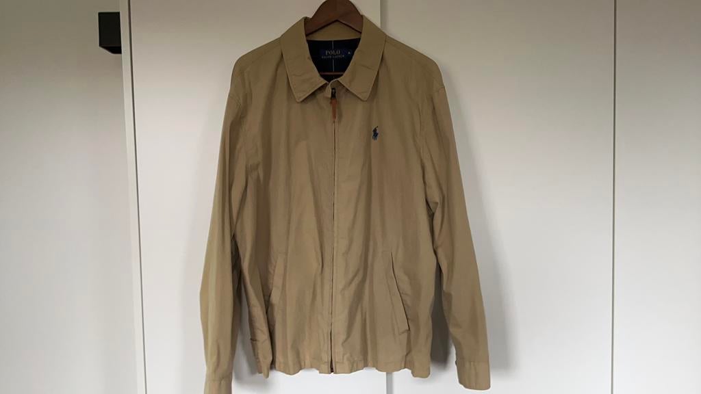 Ralph Lauren beige herenjas, Ophalen of Verzenden, Zo goed als nieuw, Maat 56/58 (XL), Beige