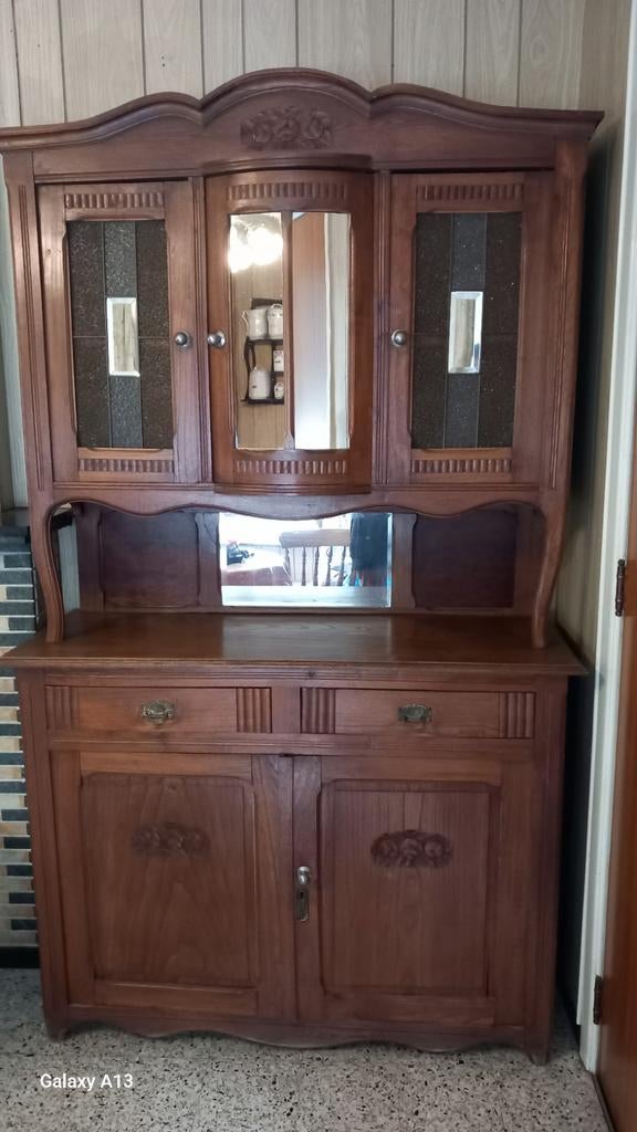 Art deco kast met opzet., Huis en Inrichting, Kasten | Buffetkasten, Ophalen of Verzenden, Glas