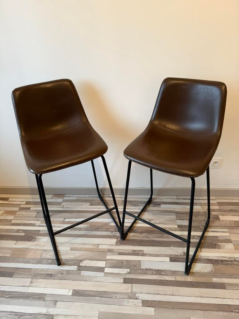 Chaise de bar, Maison & Meubles, Tabourets de bar, Utilisé, Synthétique, Avec repose-pieds, Enlèvement