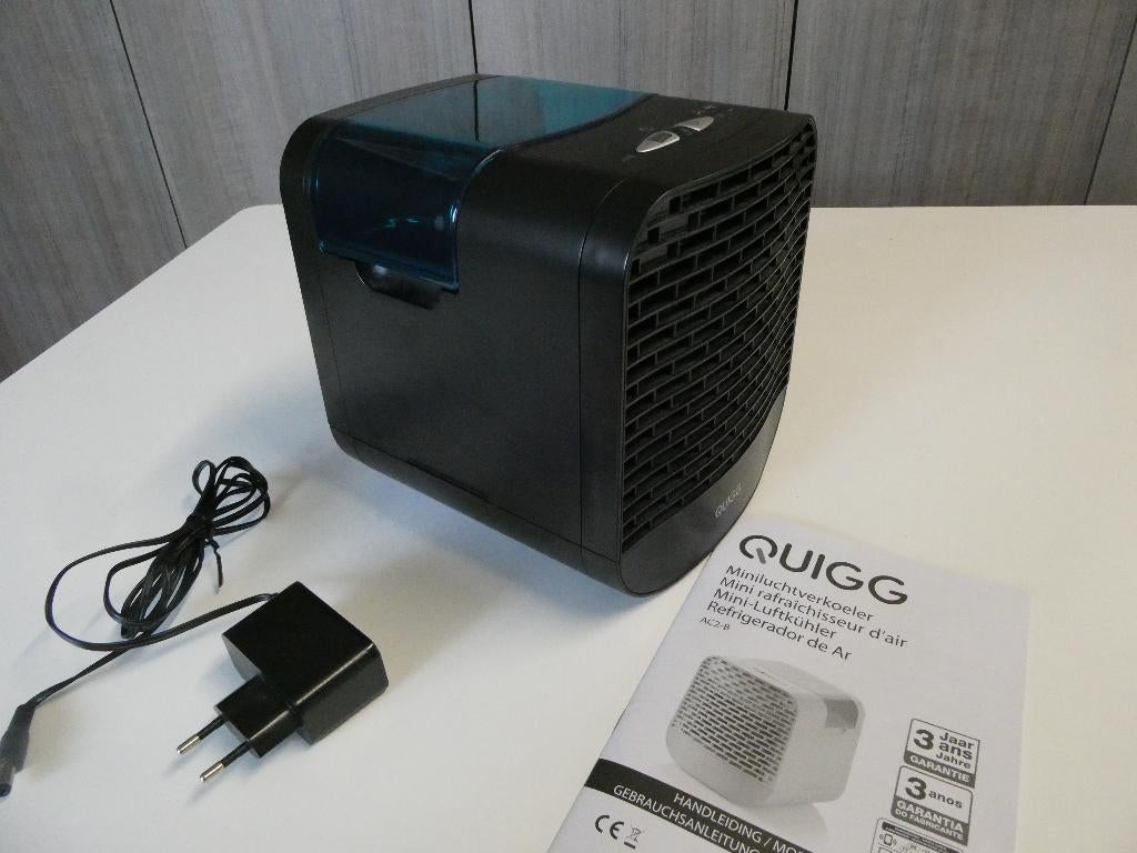 Miniluchtverkoeler airco ventilator luchtkoeler, Elektronische apparatuur, Airco's, Zo goed als nieuw, Tafel- of Grondventilator