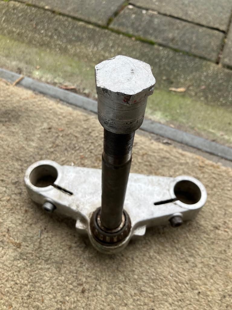 T-stuk onderste kroonplaat 38 mm Laverda 750 SF2 SF3 10003C, Motoren, Ophalen of Verzenden, Gebruikt