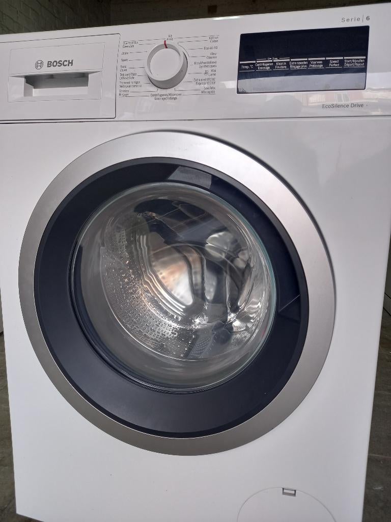 Machine à laver BOSCH 9kg A +++. Série 6, Electroménager, Lave-linge, Enlèvement, Comme neuf, Chargeur frontal