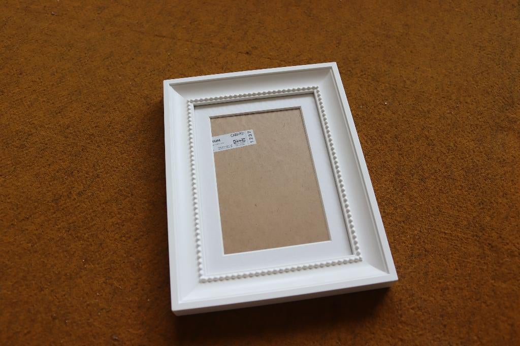 Fotokader uitgewerkt wit 17x12, Enlèvement, Utilisé